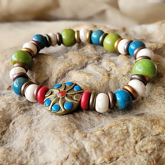 Southwestern Earth Elements Bracelet - Picture 2 of 4